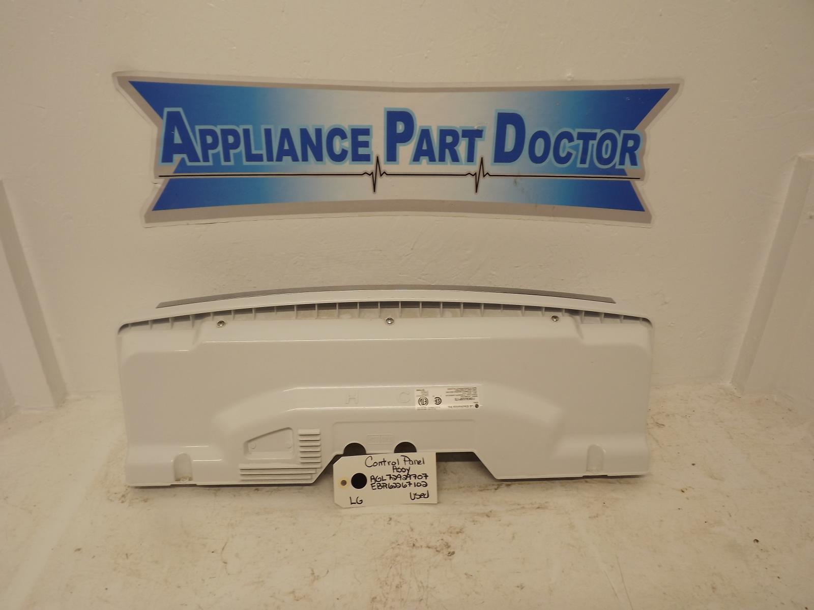 LG Washer AGL72929707 EBR62267102 Control Panel Assy Used LG Washer AGL72929707 EBR62267102 Control Panel Assy Used
